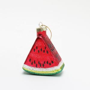 ปรับแต่งอาหารต่างๆสนุกแตงโมสไลซ์<span class=keywords><strong>กล้วย</strong></span>แอปเปิ้ลผลไม้แก้วเป่าเครื่องประดับต้นคริสต์มาสเป็นมิตรกับสิ่งแวดล้อม - Product Image 2