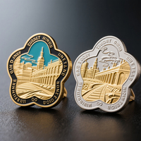 Pièces commémoratives personnalisées en or et argent avec logo, émail, souvenir, en alliage de zinc, pièce de monnaie en métal, pièce de défi 3D sur mesure