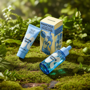 Mamonde Calming Shot Azulene Ampoule 50ml avec Crème 30ml – Coffret Apaisant Soin de la Peau - Product Image 3