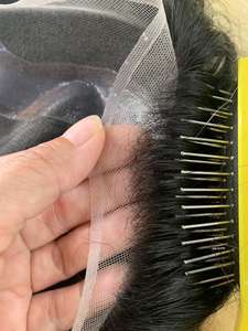 Sistema <span class=keywords><strong>de</strong></span> Reemplazo Capilar para Hombres HZ095, Peluca para Hombres, Base <span class=keywords><strong>de</strong></span> Láser y PU, Estilo HW, Peluca <span class=keywords><strong>de</strong></span> Cabello Humano Real - Product Image 3