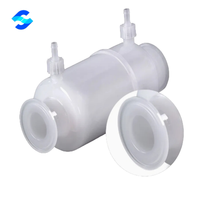 Nouvelle capsule filtrante jetable Juntian en PES, raccord mâle NPT 1/4 pouce, raccord cannelé 1/4-3/8 pouce, 0,1-0,85 microns, 3-80 psi, haute capacité de retenue des contaminants