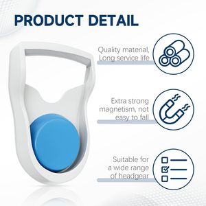 Clips magnétiques pour serre-tête CPAP à <span class=keywords><strong>prix</strong></span> d'usine pour connecteurs de masque de remplacement <span class=keywords><strong>ResMed</strong></span> AirFit F20 N20 F30 - Product Image 2