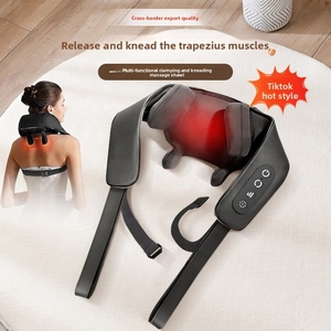 Elektrische knedende nek-warmtecompress infrarood fysiotherapie schouder- en nekmassage-apparaat - Product Image 5