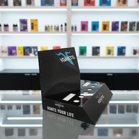 Support d'affichage en acrylique transparent personnalisé pour tabac sans fumée, présentoir pour magasin de tabac, magasin de détail