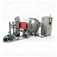 Four de résistance sous vide industriel à contrôle PID automatique, haute température 2200°C, pour la prétraitement des matériaux de zirconium et niobium par frittage