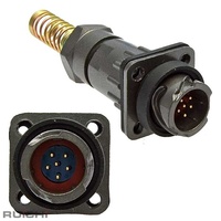 Connecteurs circulaires RUICHI FQ14-6pin ZPK-8 à déconnexion rapide, 6 broches, 3A 250V IP67, boîtier en aluminium, contact en cuivre, 3A 250V IP67