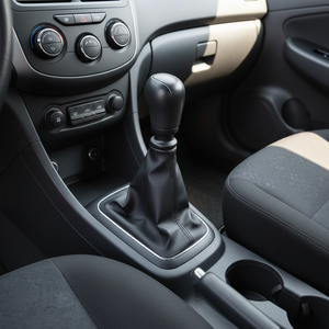 Black Universal Fit Gear <b>Shift</b> Boot and Premium Car Gear <b>Knob</b> for Accent Era 2006+ Made in TR - Product Image 3