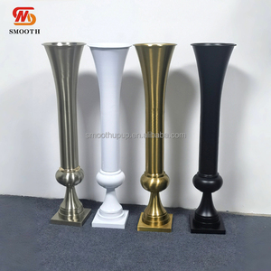 Jarrón <span class=keywords><strong>de</strong></span> Vidrio Grande en Forma <span class=keywords><strong>de</strong></span> Trompeta, Altura 3 pies, Transparente, para Decoración <span class=keywords><strong>de</strong></span> Bodas <span class=keywords><strong>y</strong></span> Eventos, Centro <span class=keywords><strong>de</strong></span> Mesa Floral - Product Image 6