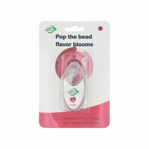Petite Boîte de Perles Écrasées Saveur Fraise Cigarette Popping Balls Bon Goût pour Fumer Accessoires - Product Image 3