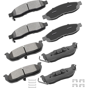 Nuevo Juego de Pastillas de Freno Delanteras y Traseras de Cerámica, 8 Piezas, Repuesto para Infiniti QX56 2004-2006, para Armada 2005-2006, Pathfinder 2004, <span class=keywords><strong>Titan</strong></span> - Product Image 1