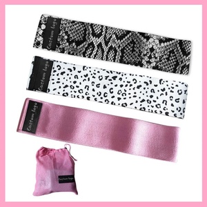 Biểu tượng tùy chỉnh in Yoga phòng tập thể dục tập thể dục tập thể dục cho chân glutes chiến lợi phẩm hip vải ban nhạc - Product Image 5