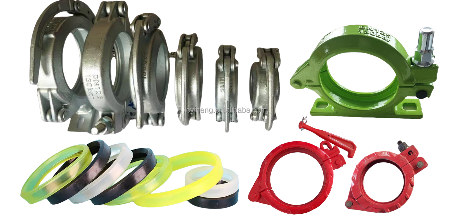 Putzmeister Concrete Pump Zx Pipe Clamp 5inch 6inch | Hose Clamp
