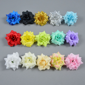 <b>Artificial</b> Velvet Roses High Quality Small <b>Flower</b> Head Cake Office Wedding Arrangement <b>Artificial</b> <b>Flowers</b> - Product Image 2