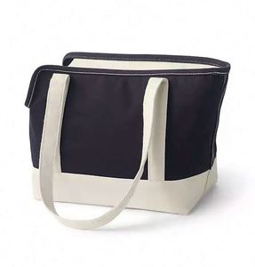 Bolso de lona de algodón hecho a mano personalizado de fábrica BSCI, bolso de transporte para perros y gatos, bolso de viaje portátil para mascotas - Product Image 3