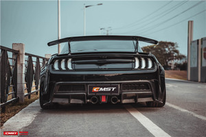 Kit carrosserie ZNDR pour Mustang 2014-2016 avec pare-chocs avant/arrière, jupes latérales, couvre-aileron, largeur de carrosserie élargie et arches de roue autocollantes - Nouveau - Product Image 4
