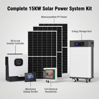 Sistem Penyimpanan Energi Rumah Hibrida KF Solar Split Stackable 15KW dengan Baterai LiFePO4 dan Inverter untuk Panel Surya