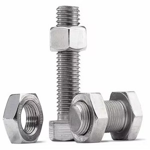 Perno de Carrocería de Cabeza Redonda de Acero Inoxidable Clase 8 con Rosca UNF y Acabado Liso, Tuerca Hexagonal M3 para Fijación - Product Image 1