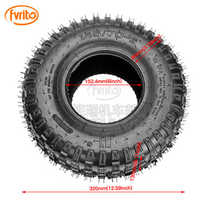 Neumático Fvrito Atv 145/70-6 Radial Neumático para Carrito de Jardín y Carrito de Golf - Product Image 4