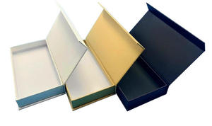 Cajas de Regalo Rígidas de Papel Recubierto de Alta Calidad y Gama Alta, Tamaño Personalizable, Forro de Cartón Corrugado, Forma Rectangular, Duraderas, Magnéticas - Product Image 4