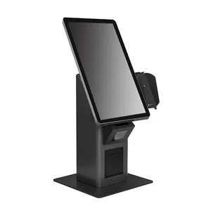 Sistem Pos layar kapasitif 21.5 inci kios pesanan sendiri untuk dijual sistem POS ritel Windows Terminal POS