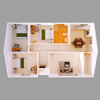 Panneau sandwich écologique de luxe, imperméable, pour maison, hôtel, complexe hôtelier et abri de voiture, design moderne, alimenté à l'énergie solaire, avec garantie