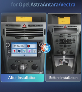 Android 14 2DIN xe stereo 8 + 128GB | Opel Vectra C/Zafira B/Corsa D/Astra H/Vivaro Meriva | 4G Carplay GPS DSP OBD2 - Product Image 3