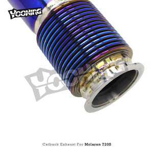 Échappement Racing Track sans valve pour Mclaren 720S 4.0 2017-2019 Titanium Straight Pipe Axle Back Active Sound Exhausted System - Product Image 4