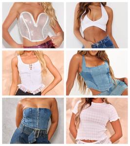 Vêtements d'occasion 2026 pour femmes : Robes, T-shirts, Chemises, Pantalons, Jupes – Styles variés et tendance, Taille unique, en Polyester/Coton, à prix abordable - Product Image 3