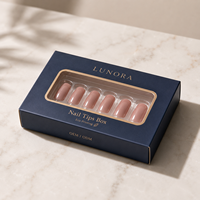 Boîte pliante de luxe en carton artistique recyclable, écologique, haut de gamme, avec pelliculage mat, gaufrage et estampage à chaud doré pour articles premium