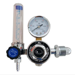 Régulateur d'argon en laiton avec débitmètre pour soudeuse TIG & MIG Régulateur de CO2 pour GPL Propane Acétylène dans les applications industrielles - Product Image 2