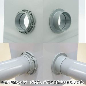 Conector de Doble Rosca para Tubería de Agua de PVC, Accesorios de Plástico para Sistemas Johkasou Kansaikako P31-004 - Product Image 5