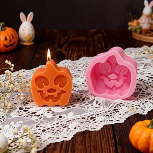 UNIMOUND Halloween Easter Pumpkin Candle <b>Silicone</b> Molds | Heat Resistant Non-Toxic Dishwasher Safe DIY Soap Cake <b>Baking</b> - Product Image 6