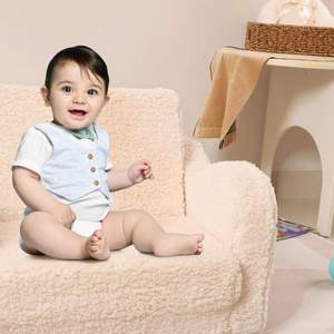 Divano Gioco per Bambini Inodore con Design Pieghevole, Seduta Morbida per Lettura, Piccolo Divano Pieghevole per Uso Quotidiano di Neonati e Bambini - Product Image 5