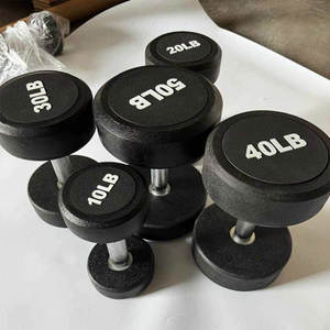 CZFIT Adjustable 2.5-50kg Rubber Coated Cast Iron Core <b>Dumbbells</b> for Arms & Full Body Workout-Anti-Slip & Durable Gym Equipment - Product Image 2