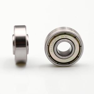 Carbon Steel Deep groove <b>Ball</b> Bearing With Extended Inner Ring 608 ZZ 8*22*9mm - Product Image 1