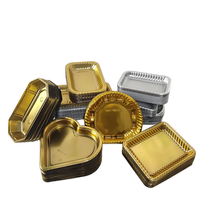 Vente chaude Jetable PET Flim Paillage Boîte En Plastique pour Emballage pour Biscuits Chocolat Bonbons Bonbons Pain Gâteau Pizza Alimentaire