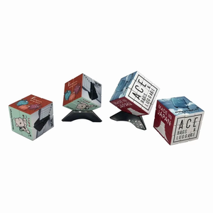 Logotipo personalizado publicidad <span class=keywords><strong>3D</strong></span> <span class=keywords><strong>cubo</strong></span> mágico y Diy rompecabezas creativo juguete <span class=keywords><strong>3x3</strong></span> personalizado 6 caras Foto imagen para promoción - Product Image 3