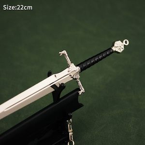 Mini modèle d'épée Blackfyre de 22 cm, porte-clés en alliage de zinc - Product Image 2