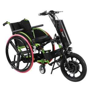 Newest cnebikes 16inch 36v 500w electric wheelchair handcycle with 14ah battery for handicap