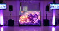 Mesa de DJ con Pantalla LED Curva, Video Wall 8K, IP65 Impermeable, Garantía de 2 Años, Píxeles de 2.5mm, 800 de Brillo, Color Completo, Alto Contraste