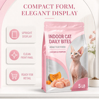 Sachet Doypack pour aliments pour animaux de compagnie, en Mylar, avec bec verseur, logo personnalisé, refermable à fermeture éclair, qualité alimentaire, pour chiens et chats