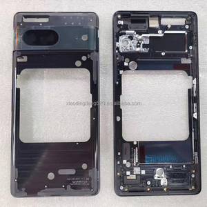 Coque intermédiaire <span class=keywords><strong>Pixel</strong></span> 7, couvercle supérieur en verre, panneau inférieur, cadre de boîtier, design de barrette, couvercle arrière de batterie <span class=keywords><strong>Pixel</strong></span> 7 pour Google - Product Image 5