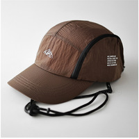 Gorra de Béisbol con Cordón Ajustable, Secado Rápido, Ligera, Protección Solar, para Campismo, Senderismo, Montañismo, Unisex, OEM, Personalizable en Pequeñas Cantidades