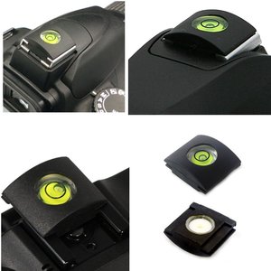 Nivel de burbuja universal para cámara, nivel de burbuja para accesorios de cámara DSLR, soporte portátil de plástico - Product Image 3