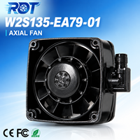 Ventilateur axial de refroidissement AC pour armoire de commande électrique W2S135-EA79-01 230V 172x150x38mm 45W 2800RPM pour ventilation de boîtier de commande