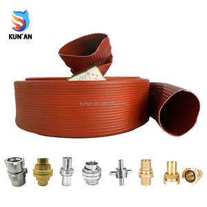 Tuyau d'incendie/d'eau en toile PVC <span class=keywords><strong>de</strong></span> bonne qualité avec raccord et <span class=keywords><strong>buse</strong></span> - Product Image 3