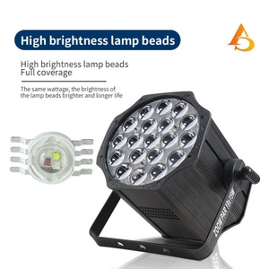 Equipo de Iluminación Profesional, 19 Piezas, Foco LED Par de 15w, Luz de Escenario DMX RGBW - Product Image 2