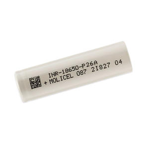 Original Molicel INR18650 <span class=keywords><strong>18650</strong></span> Wiederaufladbare Li-Ionen-Batterie 2600mAh <span class=keywords><strong>35A</strong></span> 1000 Zyklen -20C bis 60C - Product Image 1