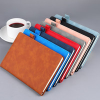 Libreta de Cuero PU Personalizada al por Mayor para Uso en Oficina, con Bolígrafo, Impresión Personalizada, A5, Libreta de Conferencias, Diario, Regalo Corporativo