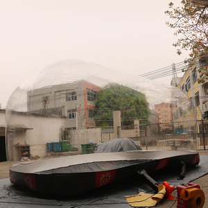 Cubierta de Carpa Inflable Transparente a Prueba de Polvo para Exteriores OEM, Carpa 100% Impermeable para Refugio de Automóviles - Product Image 6